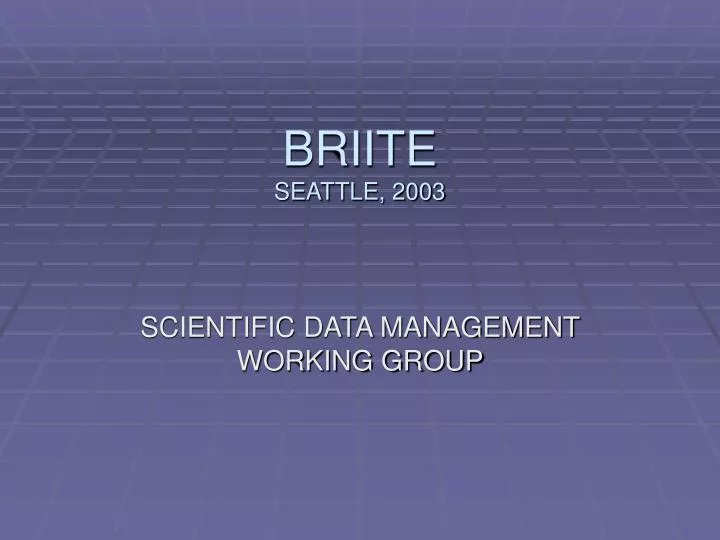 briite seattle 2003