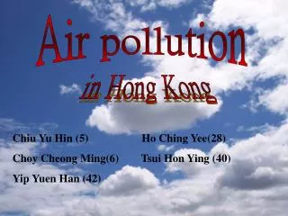 Air pollution