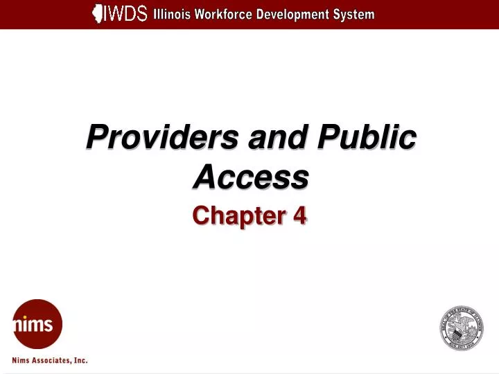 providers and public access