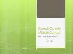 Carroll County Middle School 2012-13 Language Arts Plan: Enhancing Student Success - slide 1