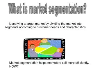 What is market segmentation?
