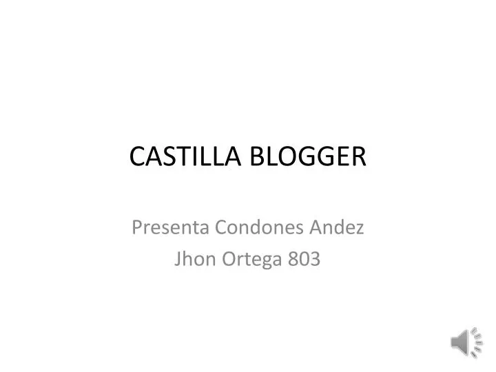 castilla blogger