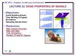 Exploring Basic Properties and Building Blocks of Signals in Signal Processing - slide 1