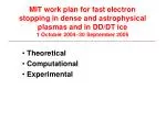 Theoretical Computational Experimental - slide 1