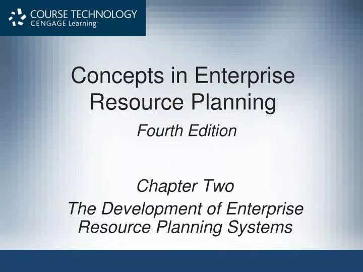 concepts in enterprise resource planning fourth edition
