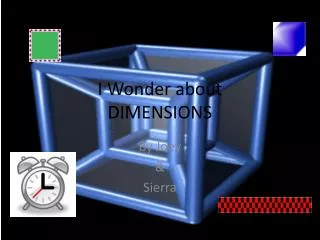 i wonder about dimensions