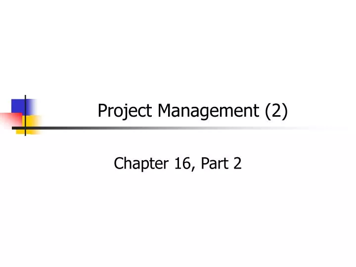 project management 2