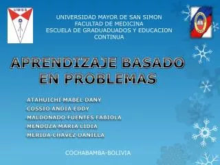 aprendizaje basado en problemas