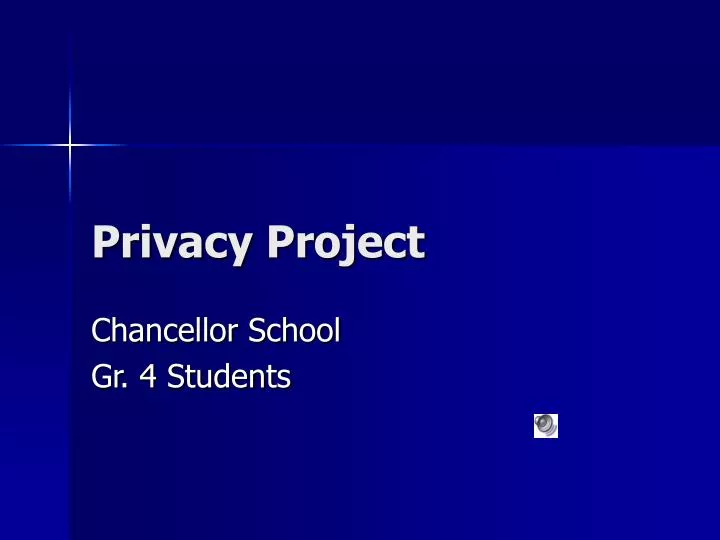 privacy project