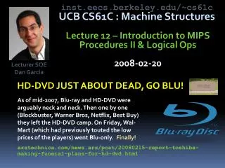 Hd-dvd just about dead, go blu !