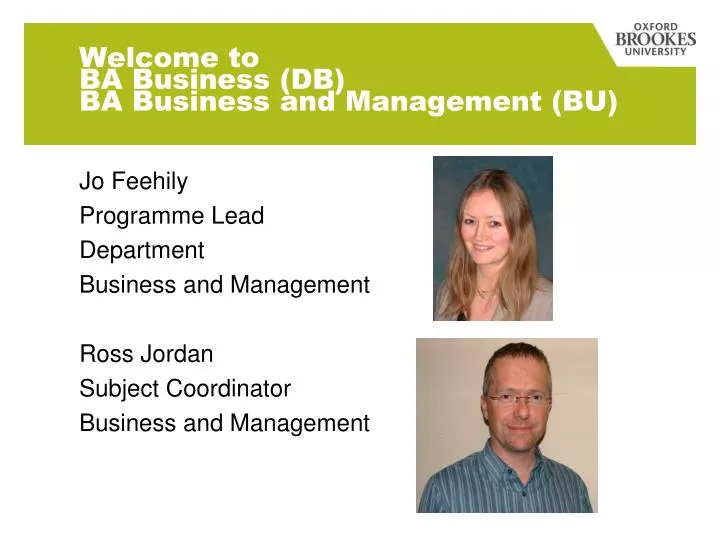 welcome to ba business db ba business and management bu
