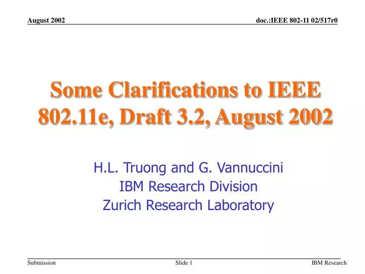 some clarifications to ieee 802 11e draft 3 2 august 2002