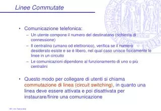 linee commutate