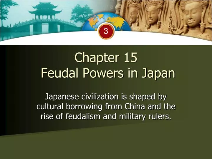 chapter 15 feudal powers in japan
