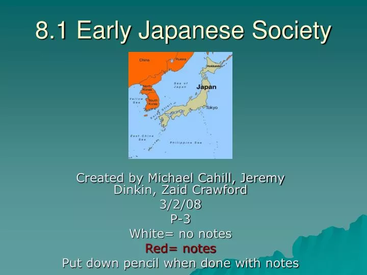 8 1 early japanese society
