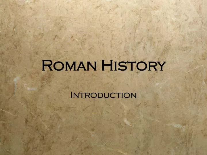 roman history