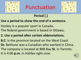 Punctuation