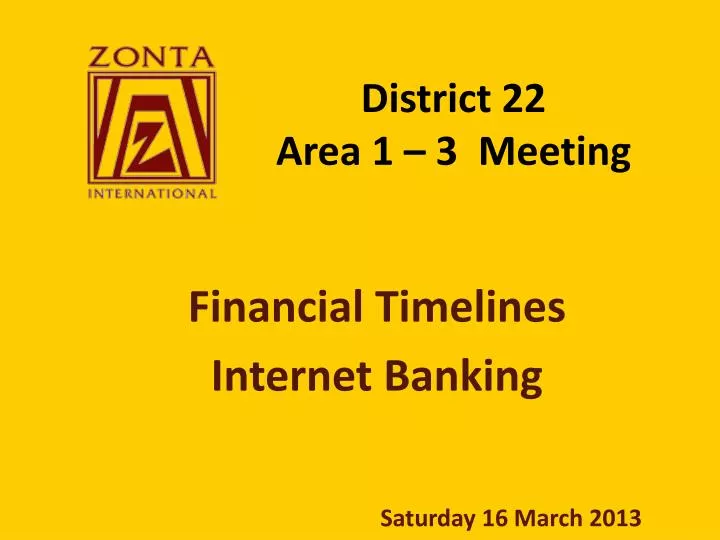 district 22 area 1 3 meeting