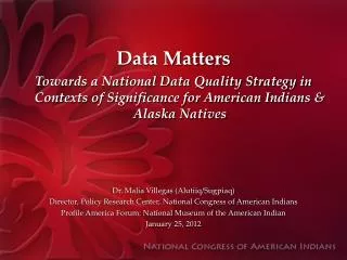 Data Matters