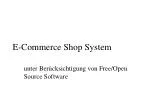 E-Commerce Shop System - slide 1