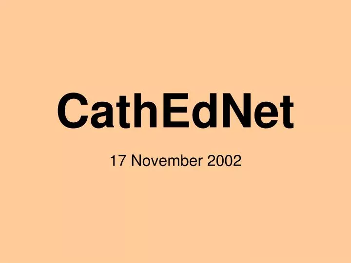cathednet