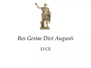 res gestae divi augusti