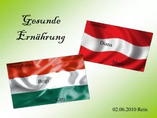 gesunde ern hrung