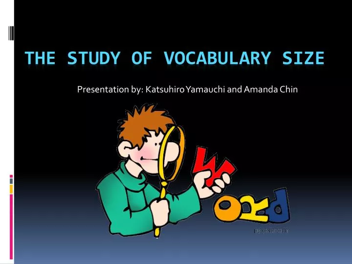 presentation by katsuhiro yamauchi and amanda chin