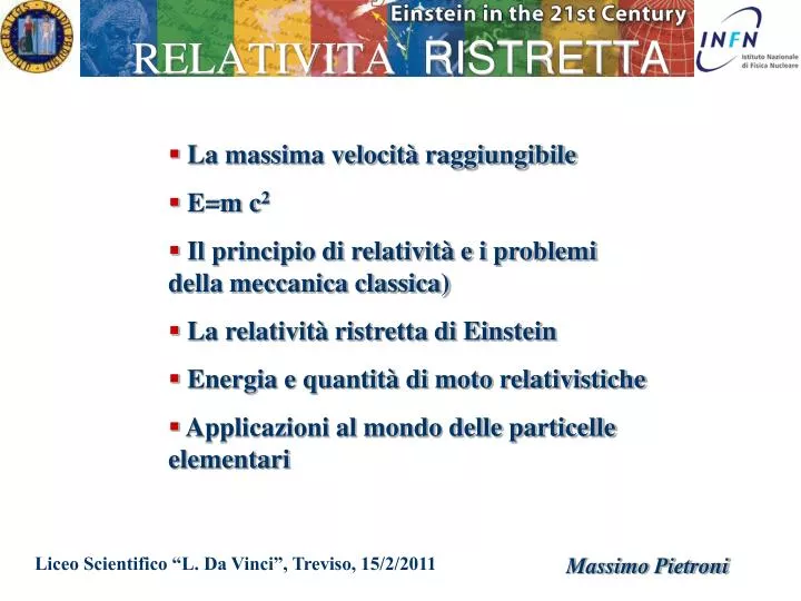 relativita ristretta