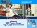 Potential Partner Briefing - slide 1