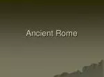 Ancient Rome - slide 1