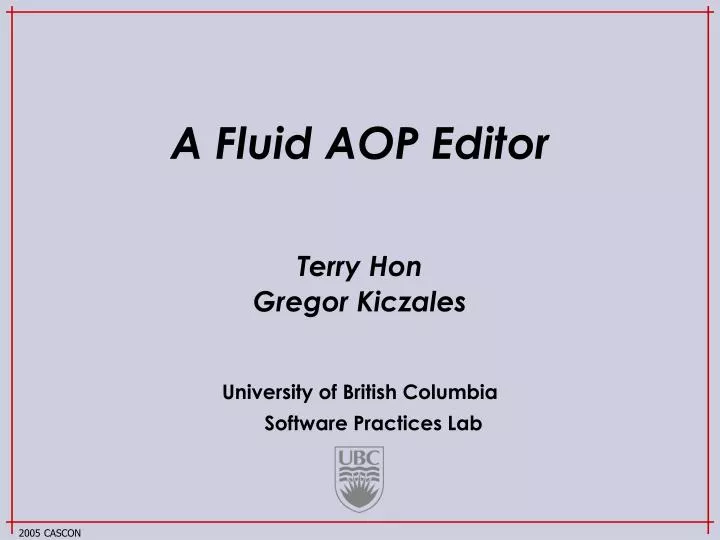 a fluid aop editor