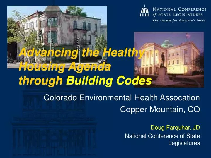 advancing the healthy housing agenda through building codes