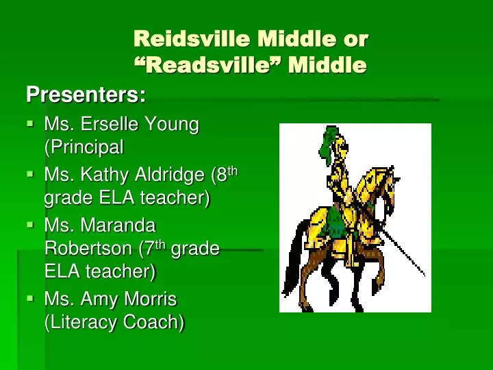reidsville middle or readsville middle