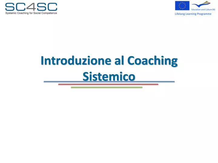 introduzione al coaching sistemico