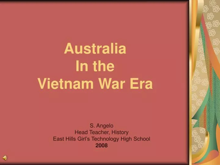 australia in the vietnam war era