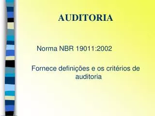 auditoria