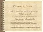 Citizenship Issues - slide 1