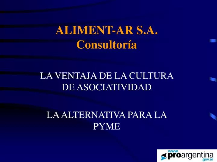 aliment ar s a consultor a