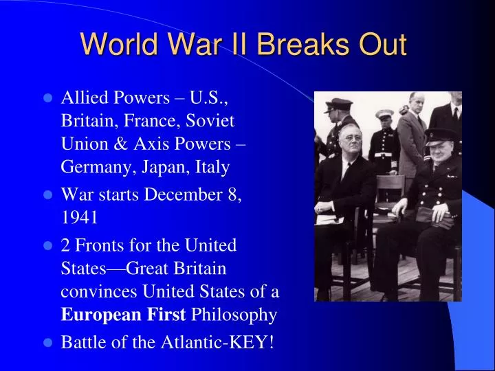 world war ii breaks out