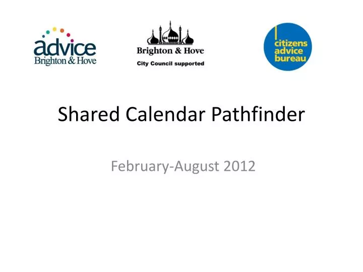 shared calendar pathfinder