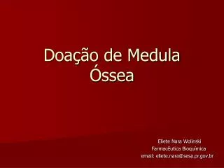 doa o de medula ssea