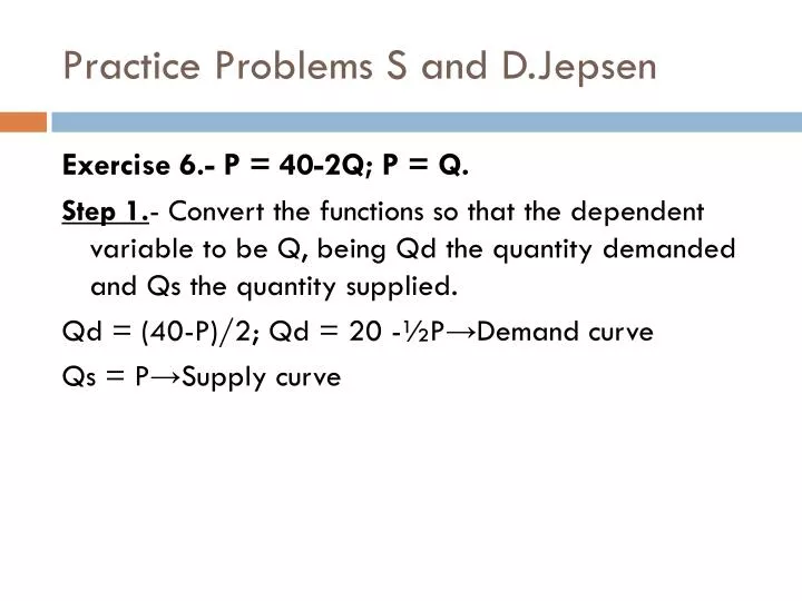 practice problems s and d jepsen