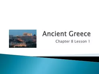 Ancient Greec e