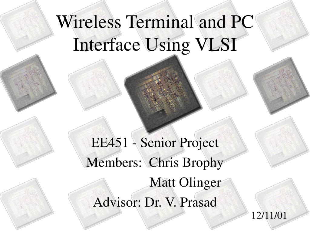 PPT - Wireless Terminal and PC Interface Using VLSI PowerPoint ...