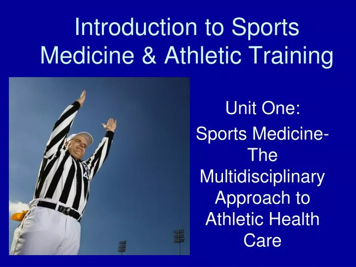introduction to sports medicine athletic training