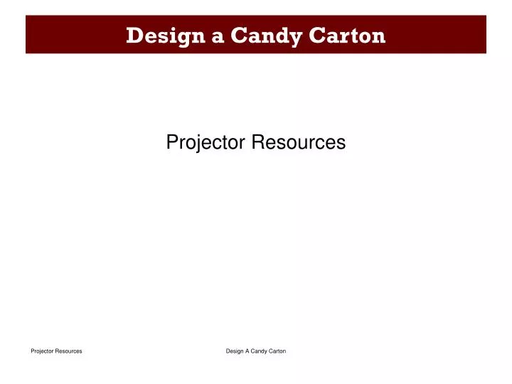 design a candy carton