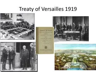 Treaty of Versailles 1919