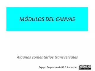 m dulos del canvas