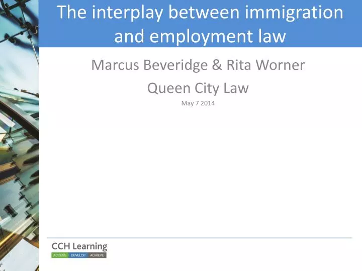 the interplay between immigration and employment law